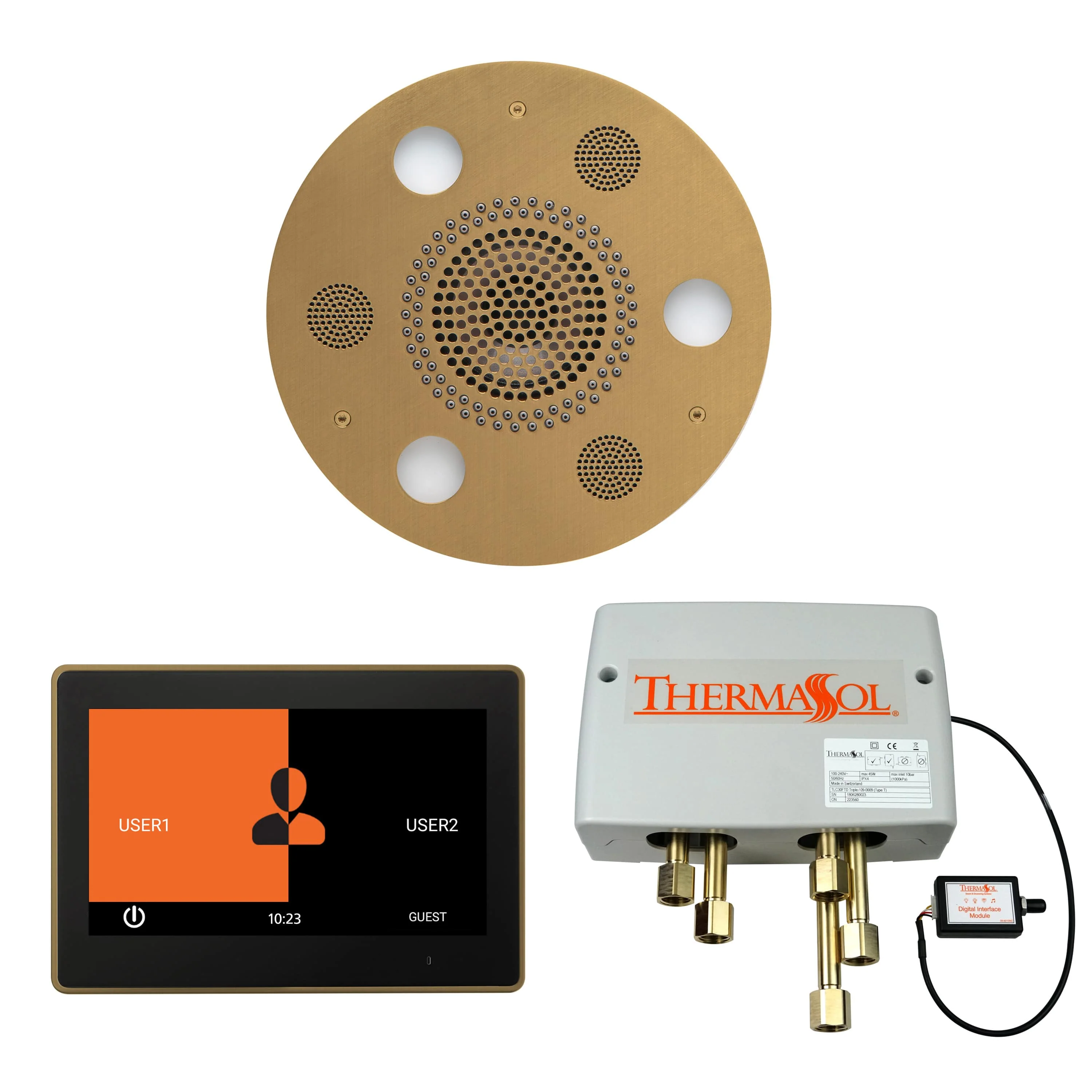 ThermaSol The Wellness Shower Package with 10" ThermaTouch Round - Image 2