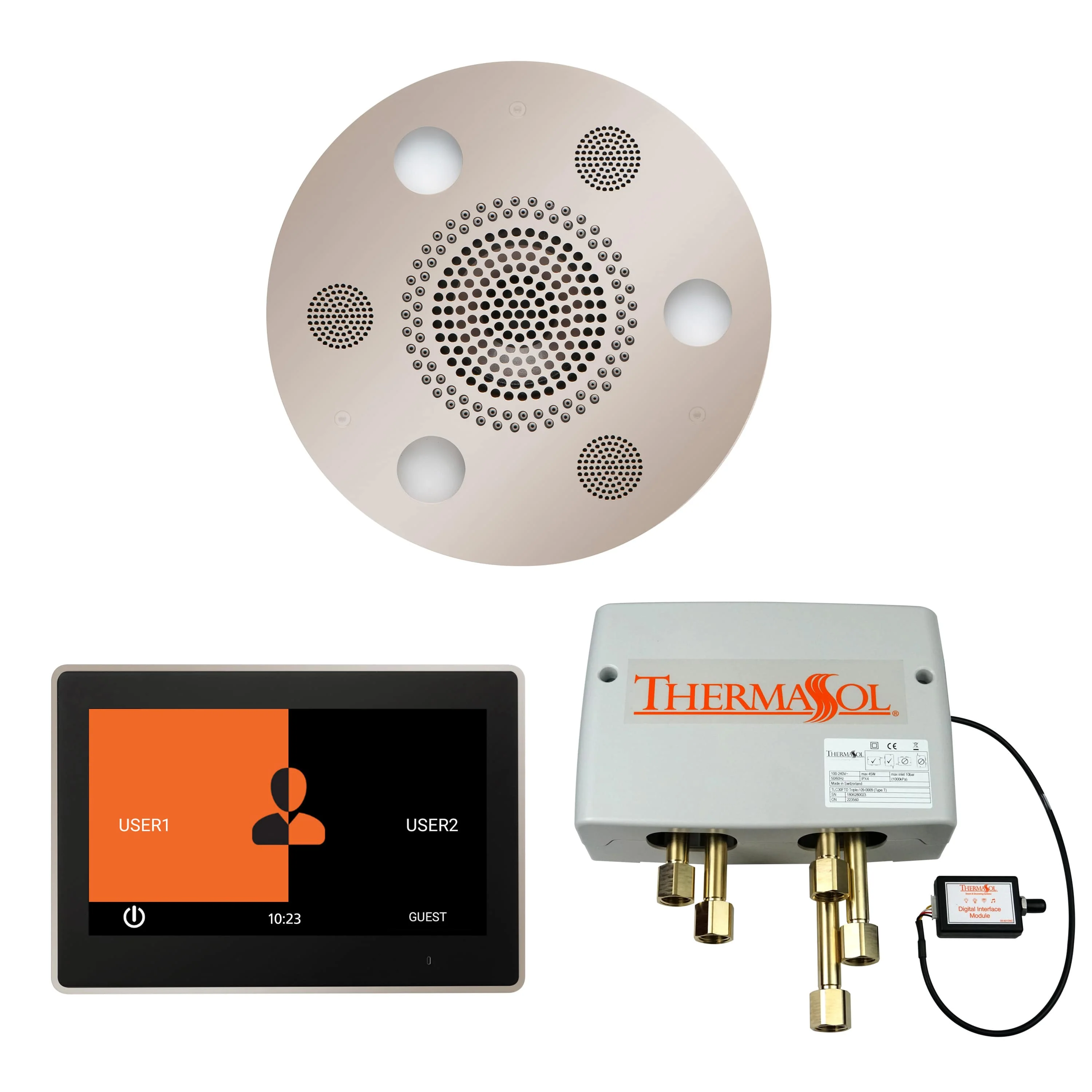 ThermaSol The Wellness Shower Package with 10" ThermaTouch Round - Image 3