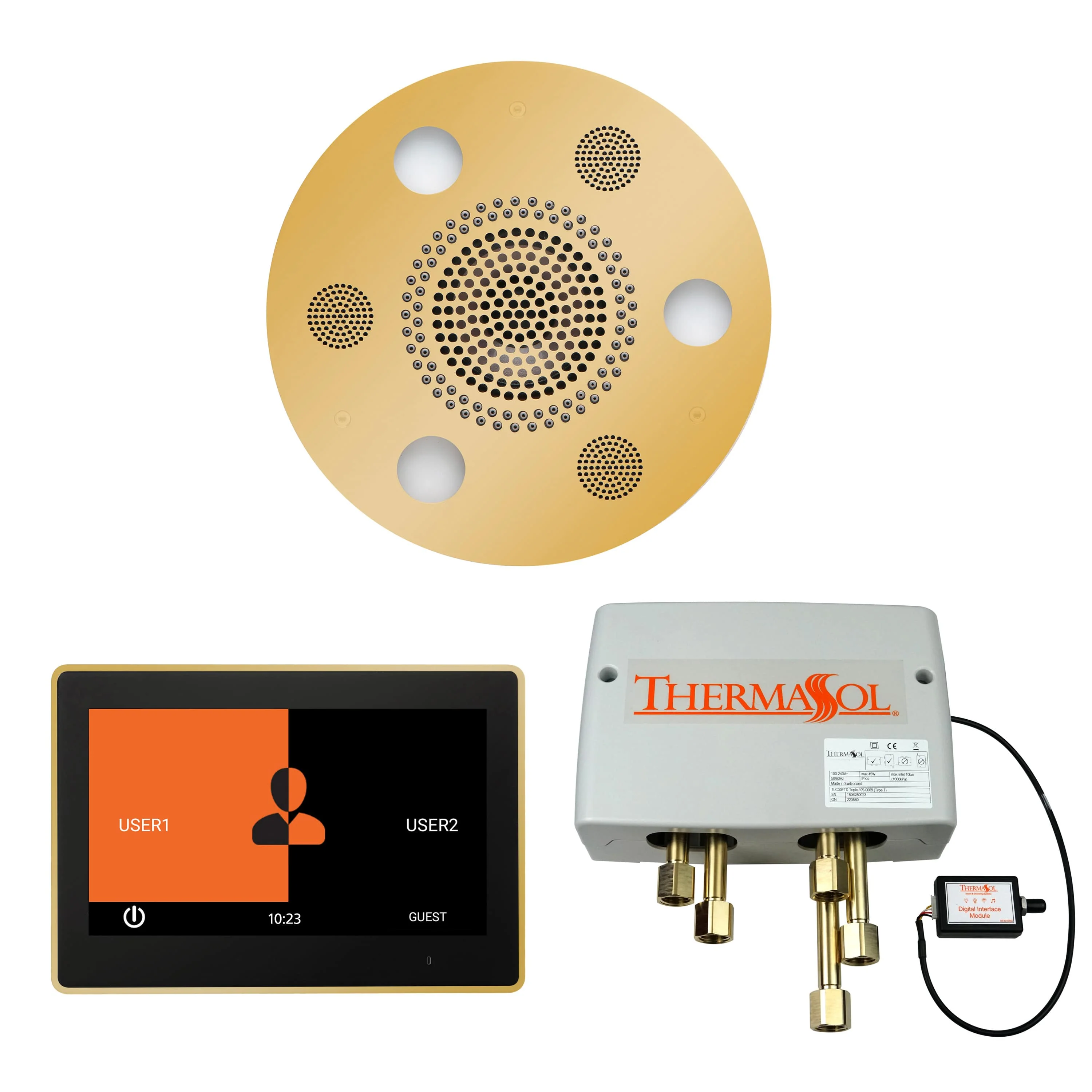ThermaSol The Wellness Shower Package with 10" ThermaTouch Round - Image 4