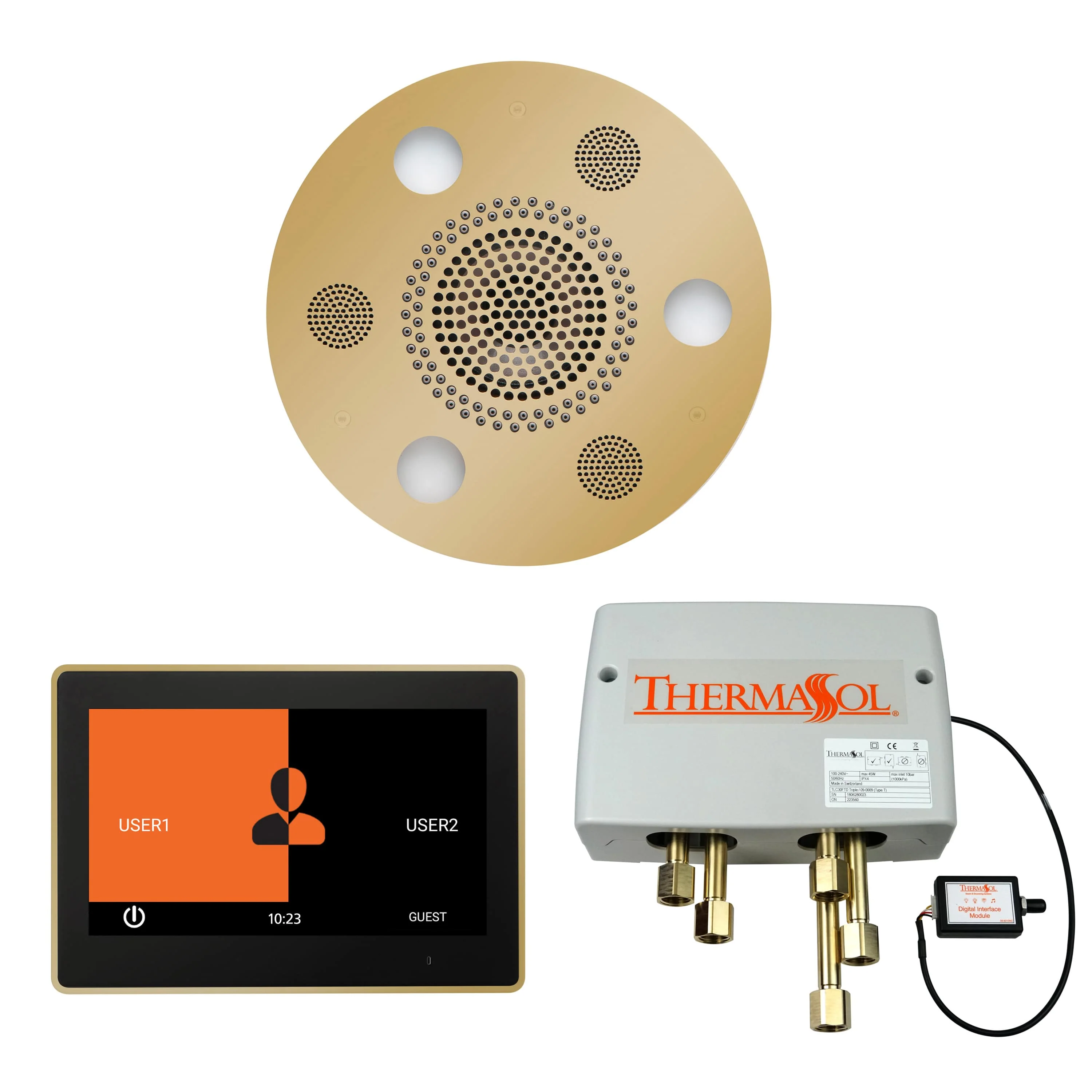 ThermaSol The Wellness Shower Package with 10" ThermaTouch Round - Image 5