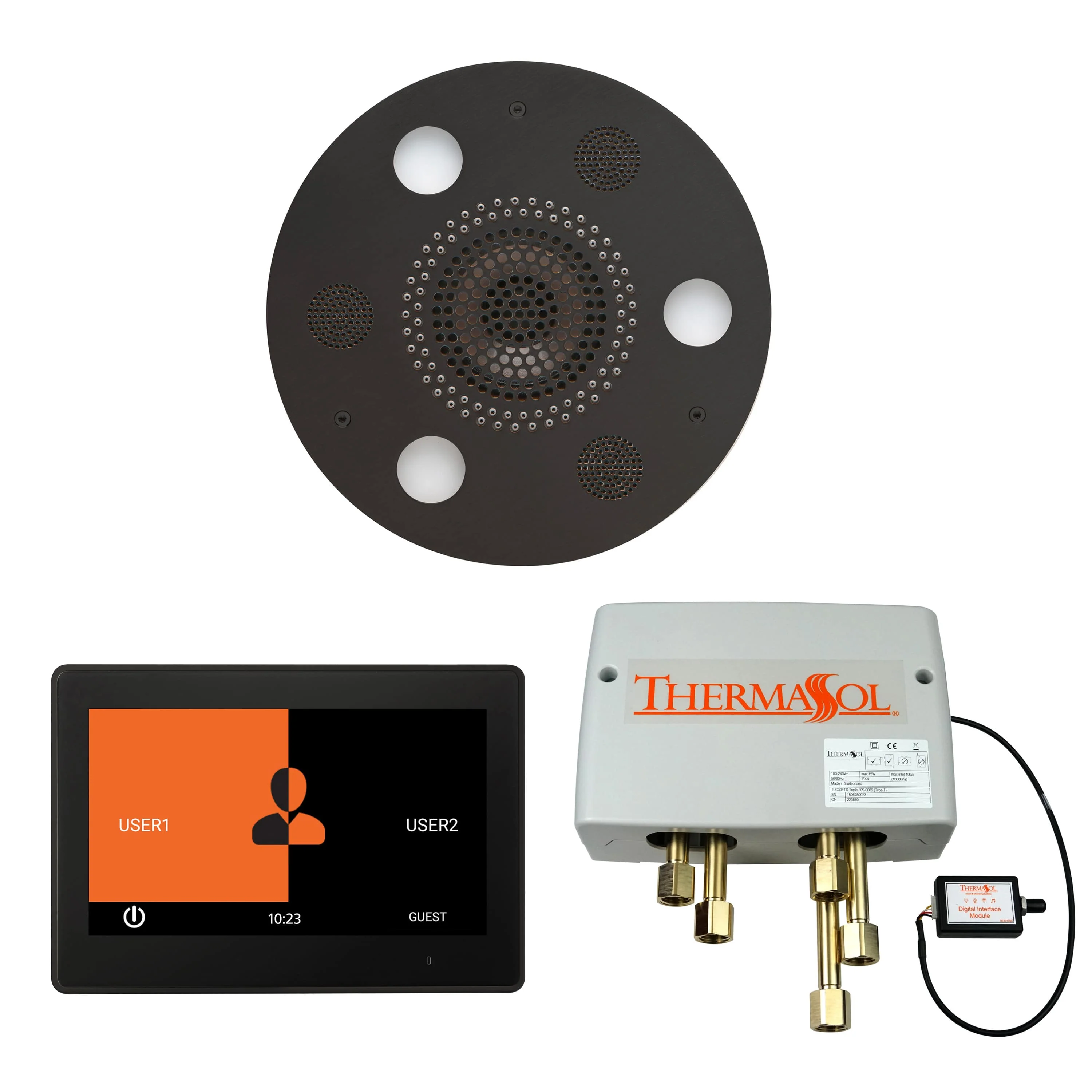 ThermaSol The Wellness Shower Package with 10" ThermaTouch Round - Image 8