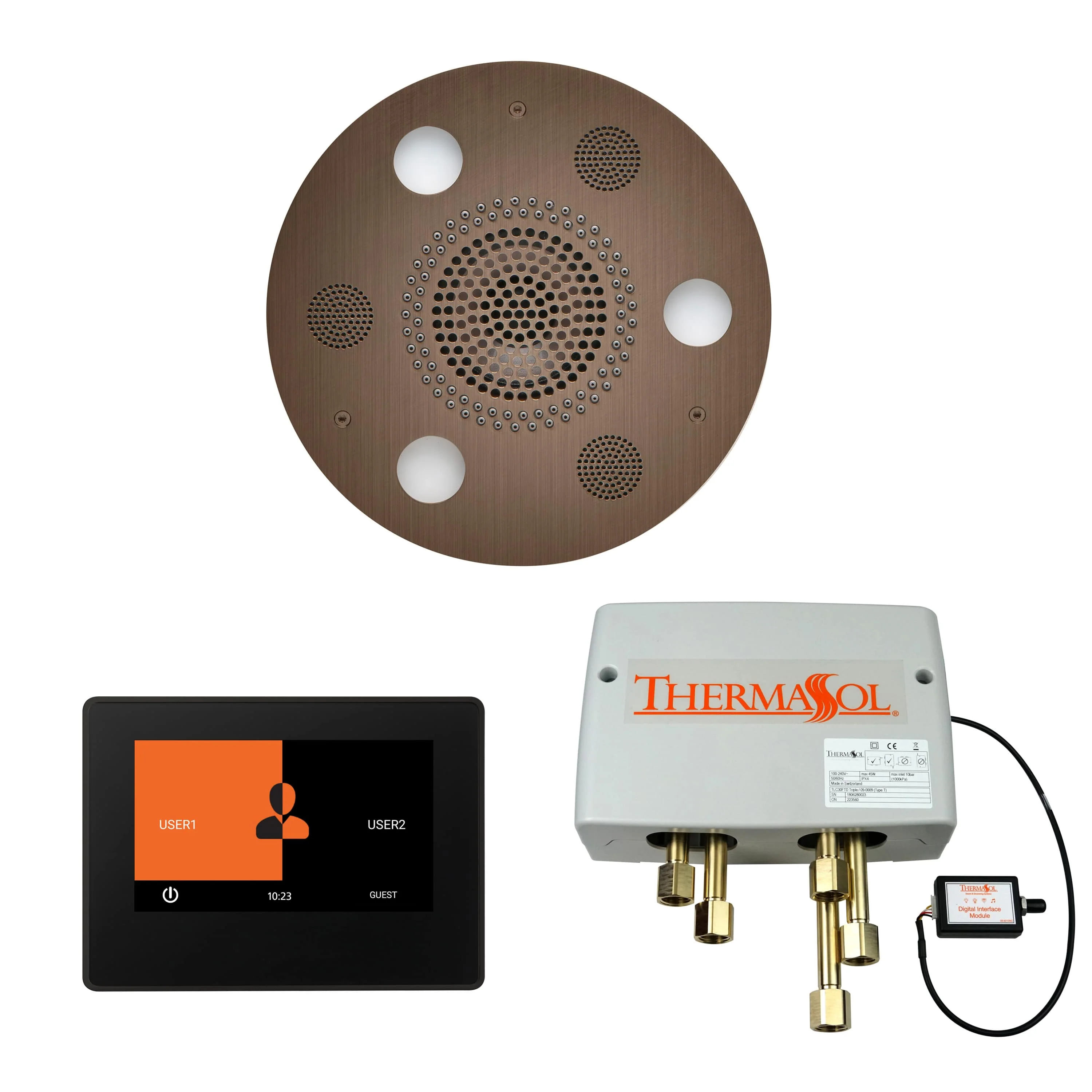 ThermaSol The Wellness Shower Package with 7" ThermaTouch Round - Image 5