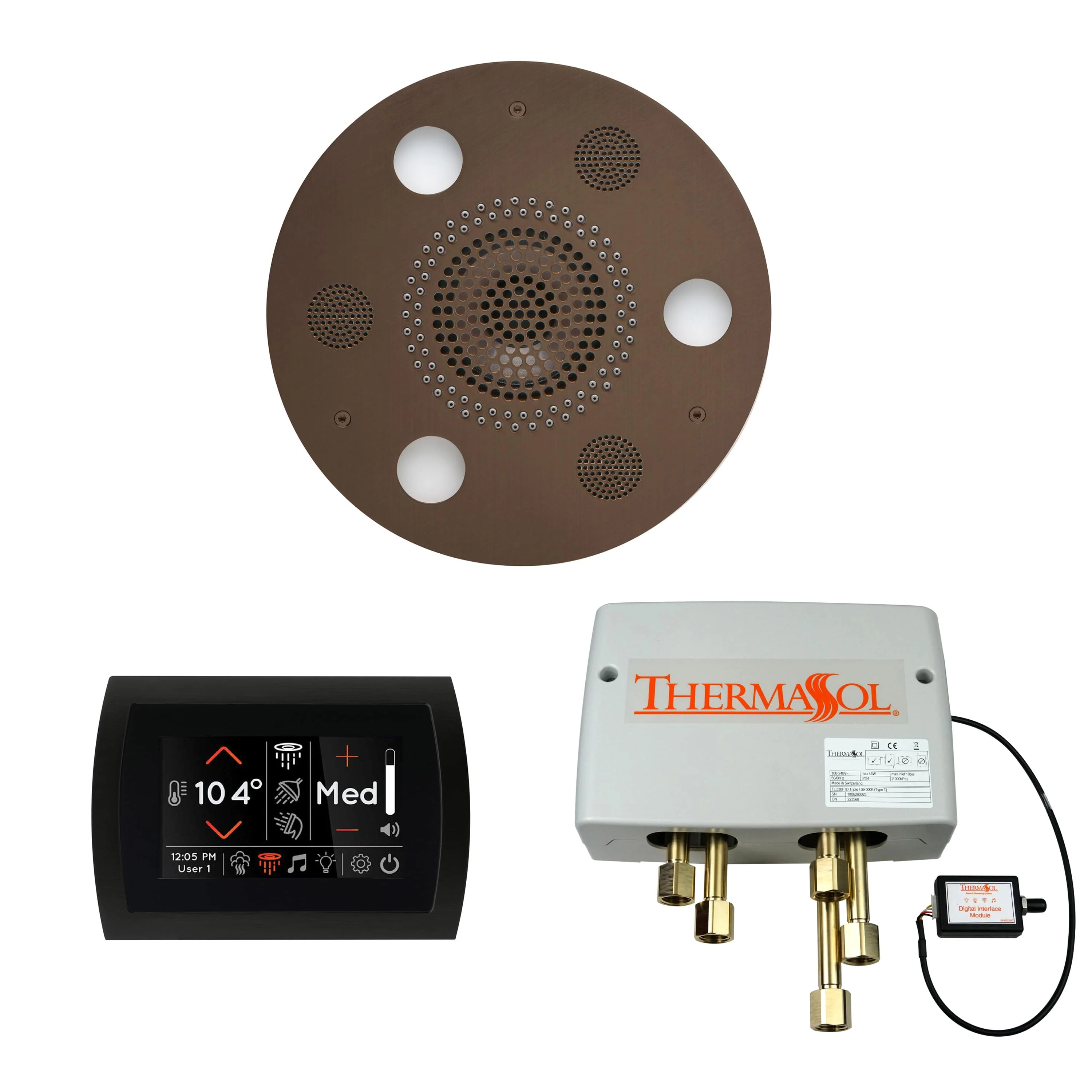 ThermaSol The Wellness Shower Package with SignaTouch Round - Image 10