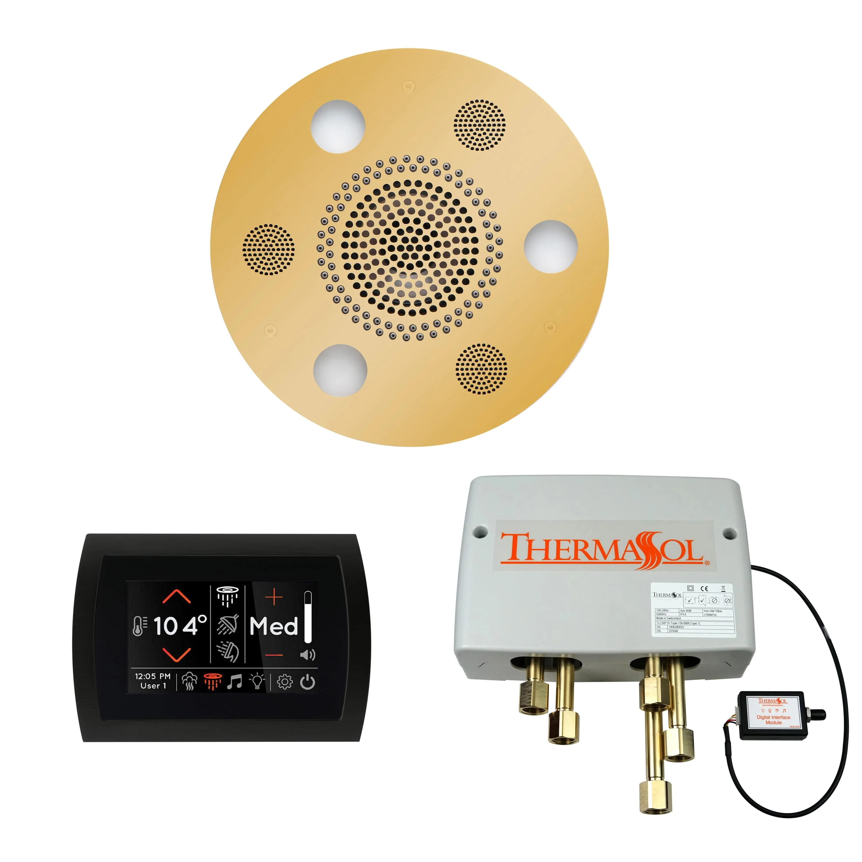 ThermaSol The Wellness Shower Package with SignaTouch Round - Image 13