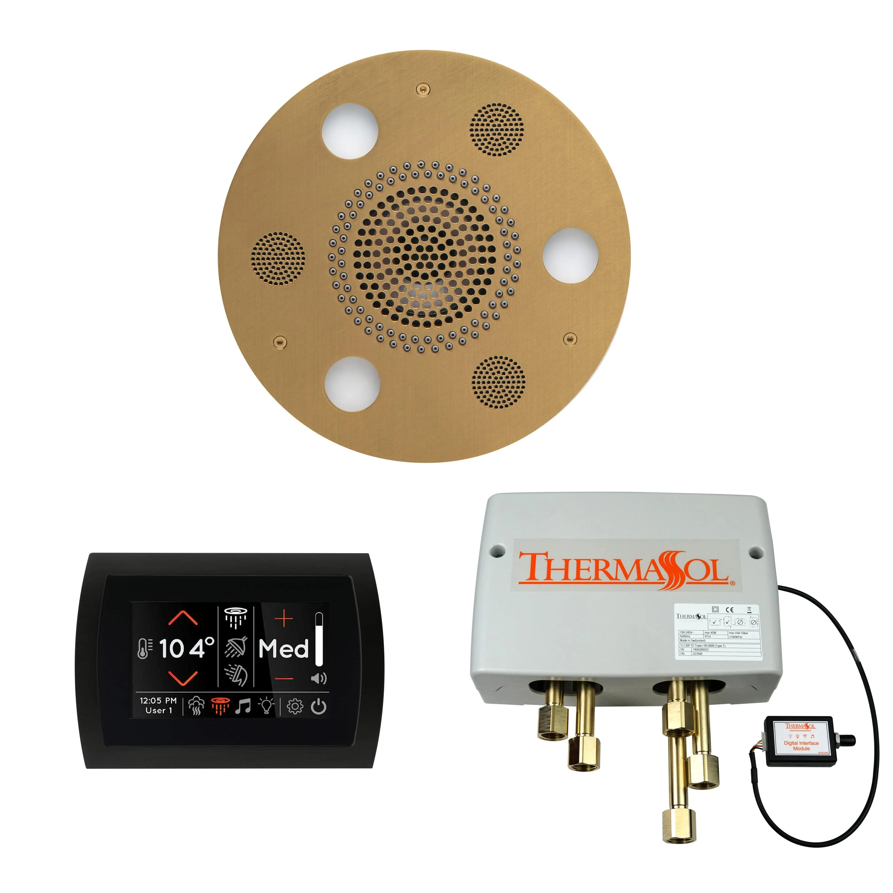ThermaSol The Wellness Shower Package with SignaTouch Round - Image 15