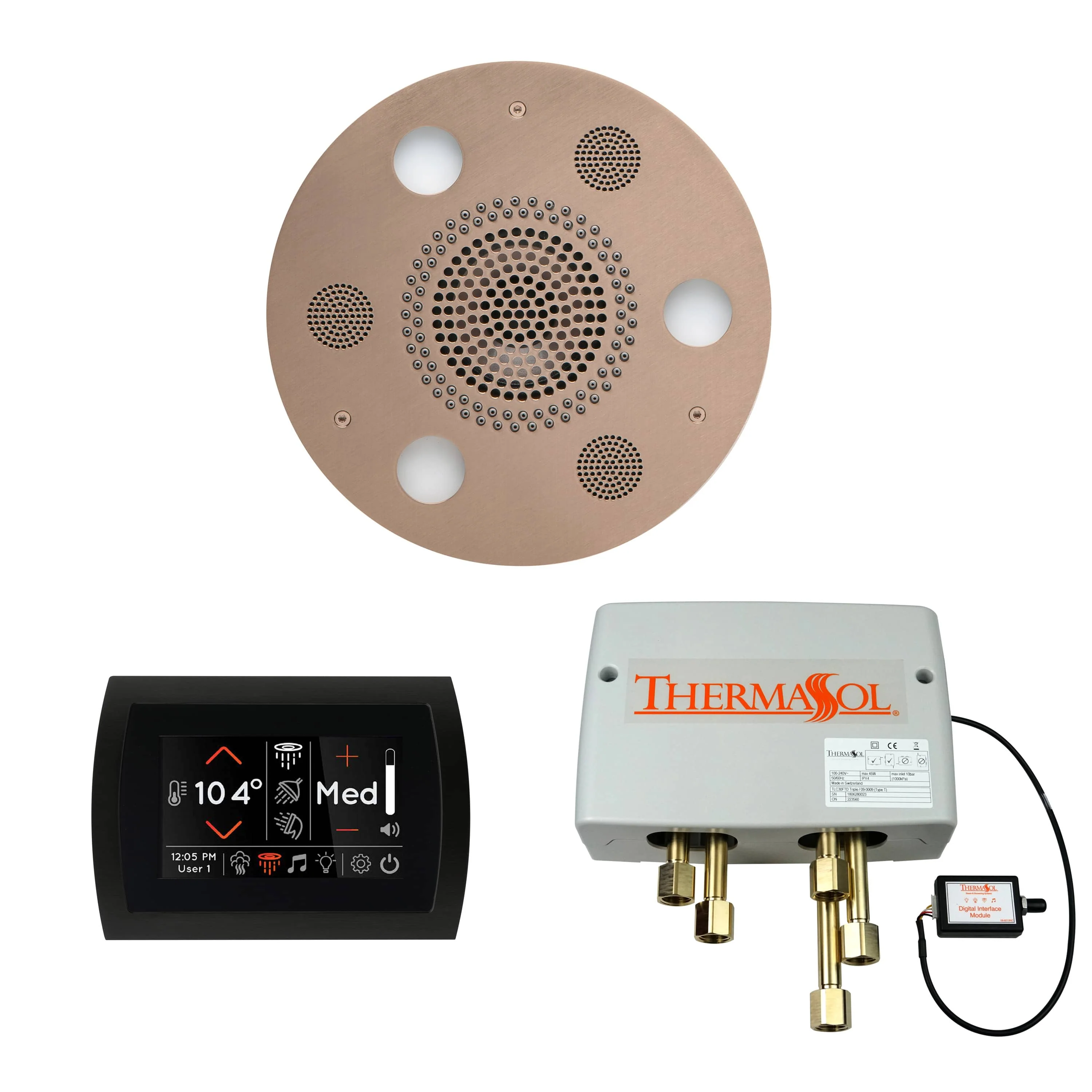 ThermaSol The Wellness Shower Package with SignaTouch Round - Image 2