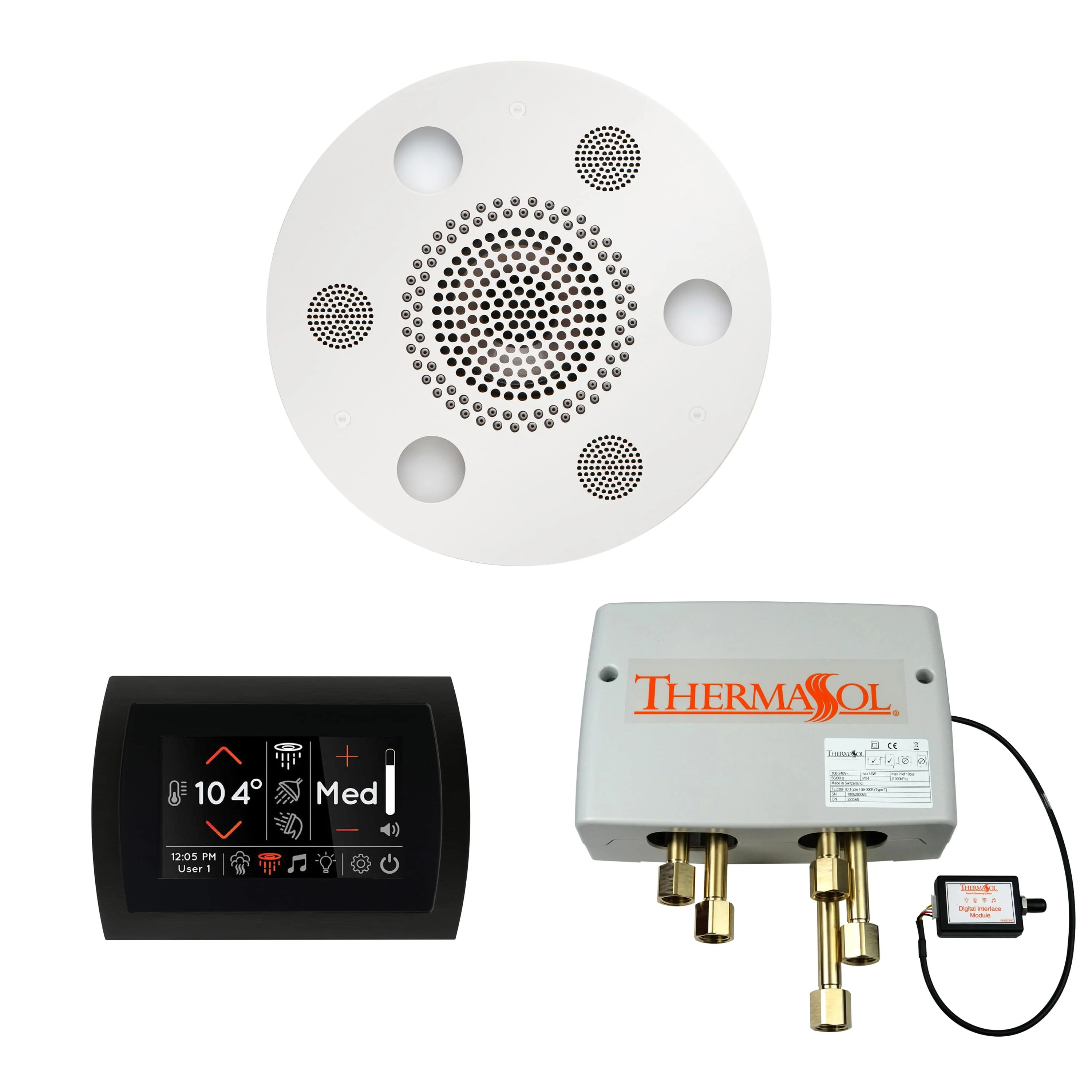 ThermaSol The Wellness Shower Package with SignaTouch Round - Image 3