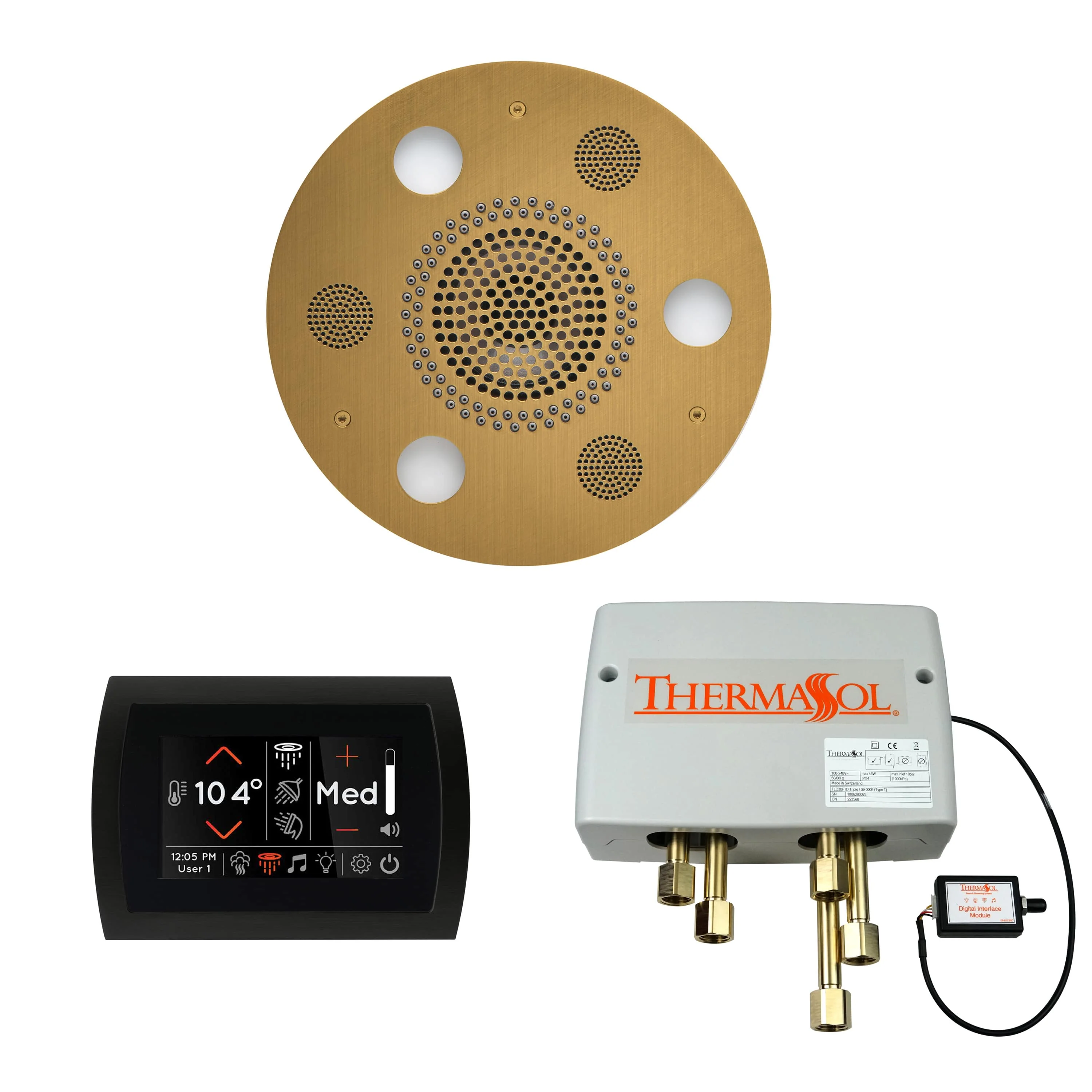 ThermaSol The Wellness Shower Package with SignaTouch Round - Image 4