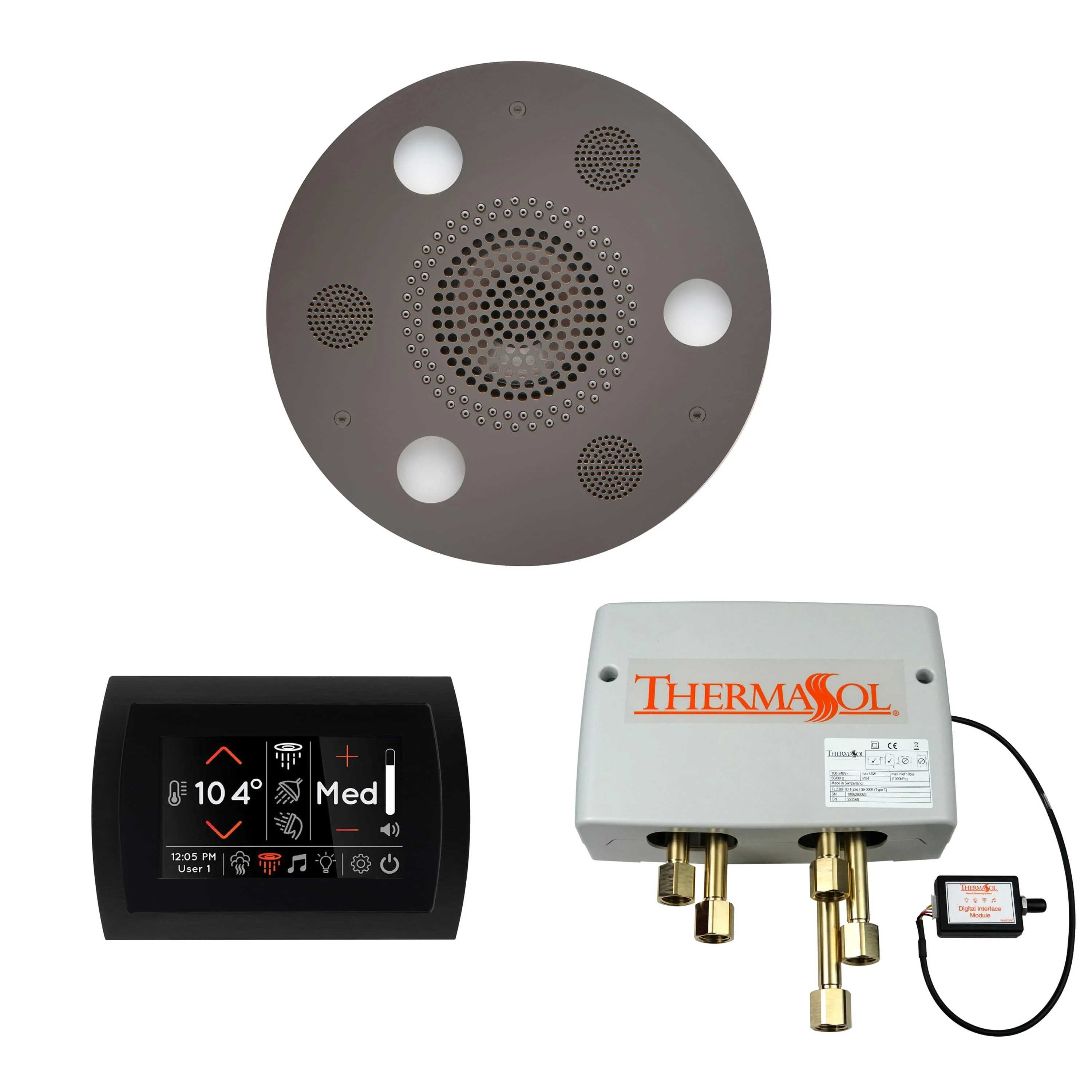 ThermaSol The Wellness Shower Package with SignaTouch Round - Image 7