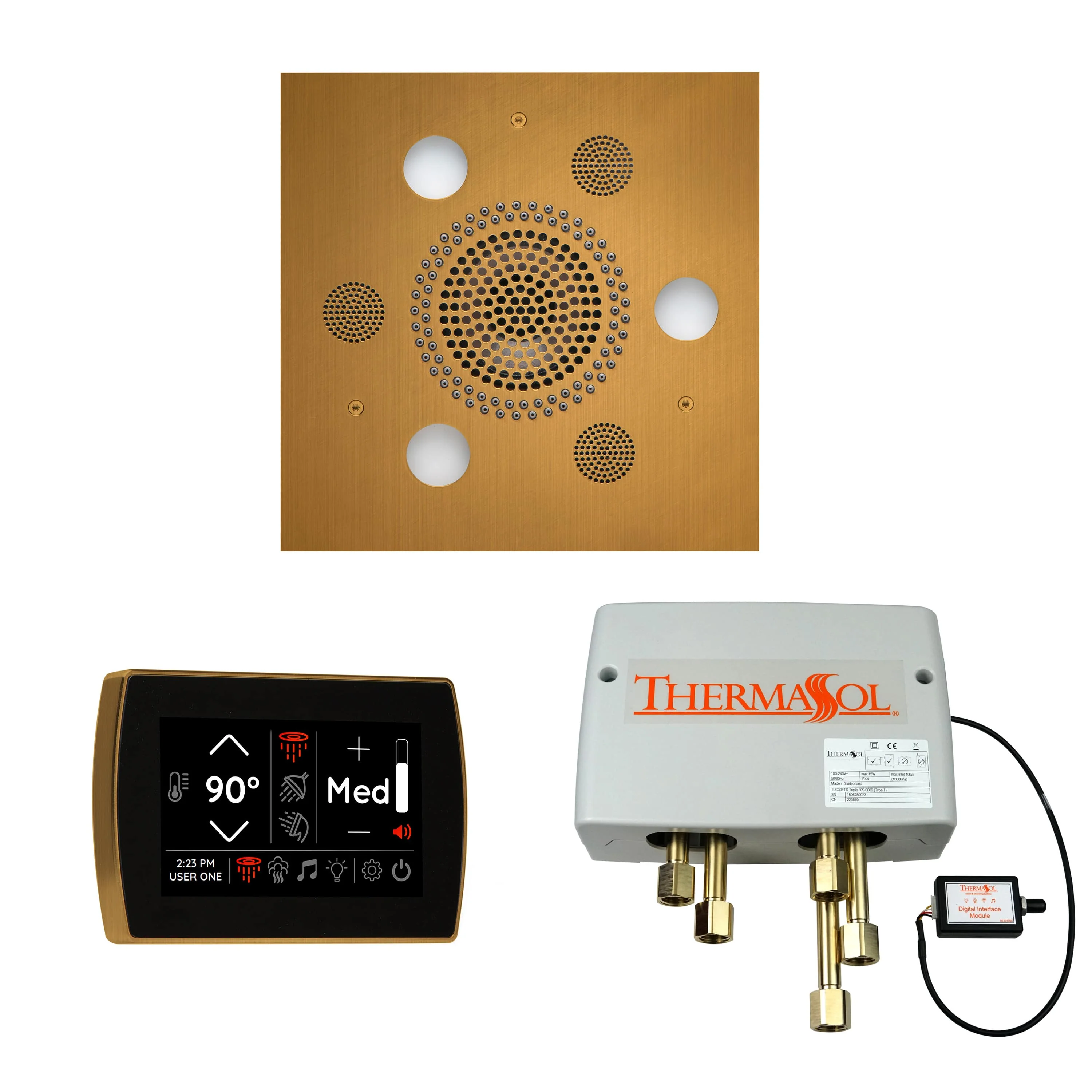 ThermaSol The Wellness Shower Package with SignaTouch Square - Image 3