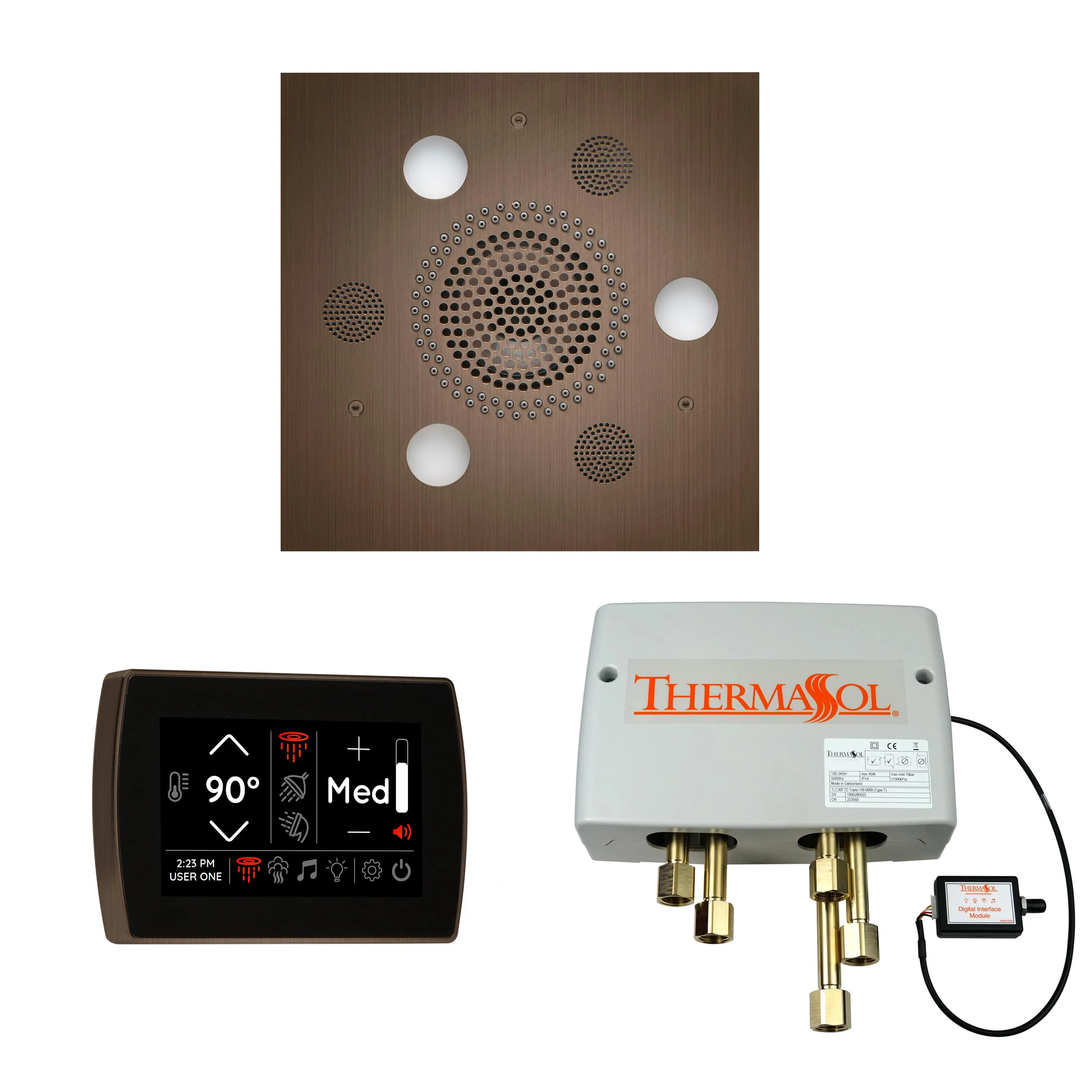 ThermaSol The Wellness Shower Package with SignaTouch Square - Image 4
