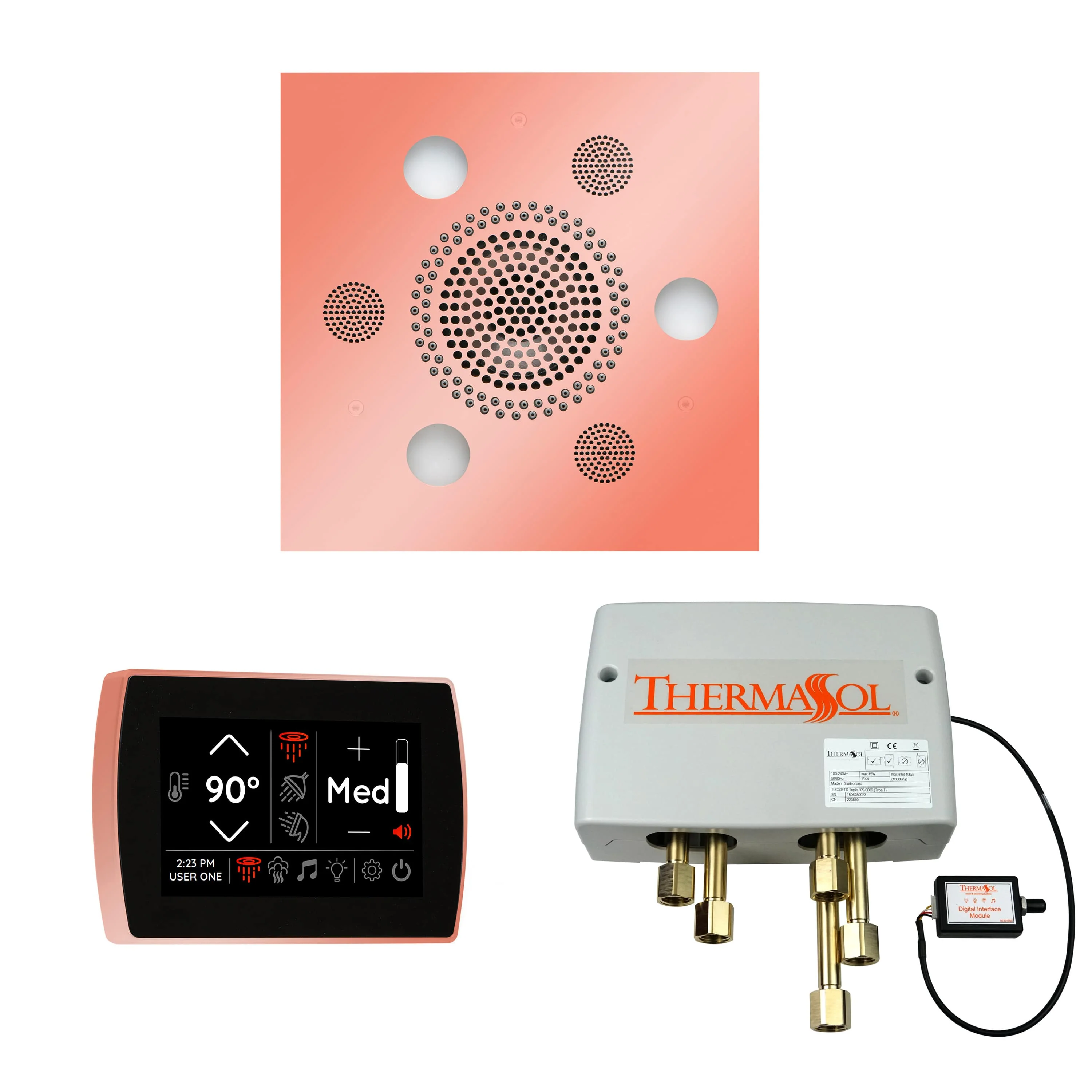 ThermaSol The Wellness Shower Package with SignaTouch Square - Image 7