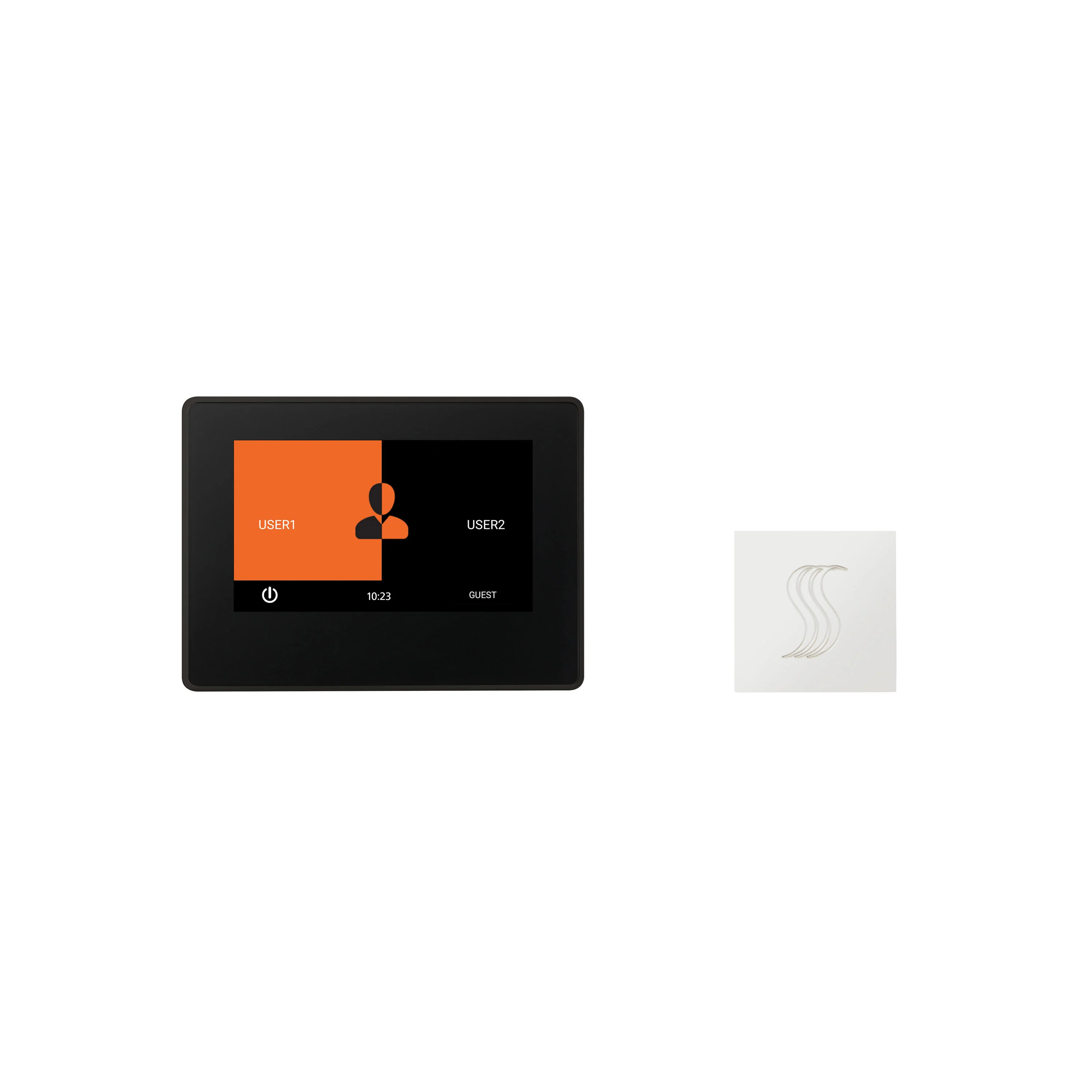 ThermaSol ThermaTouch 7" Control and Steam Head Kit Square - Image 2