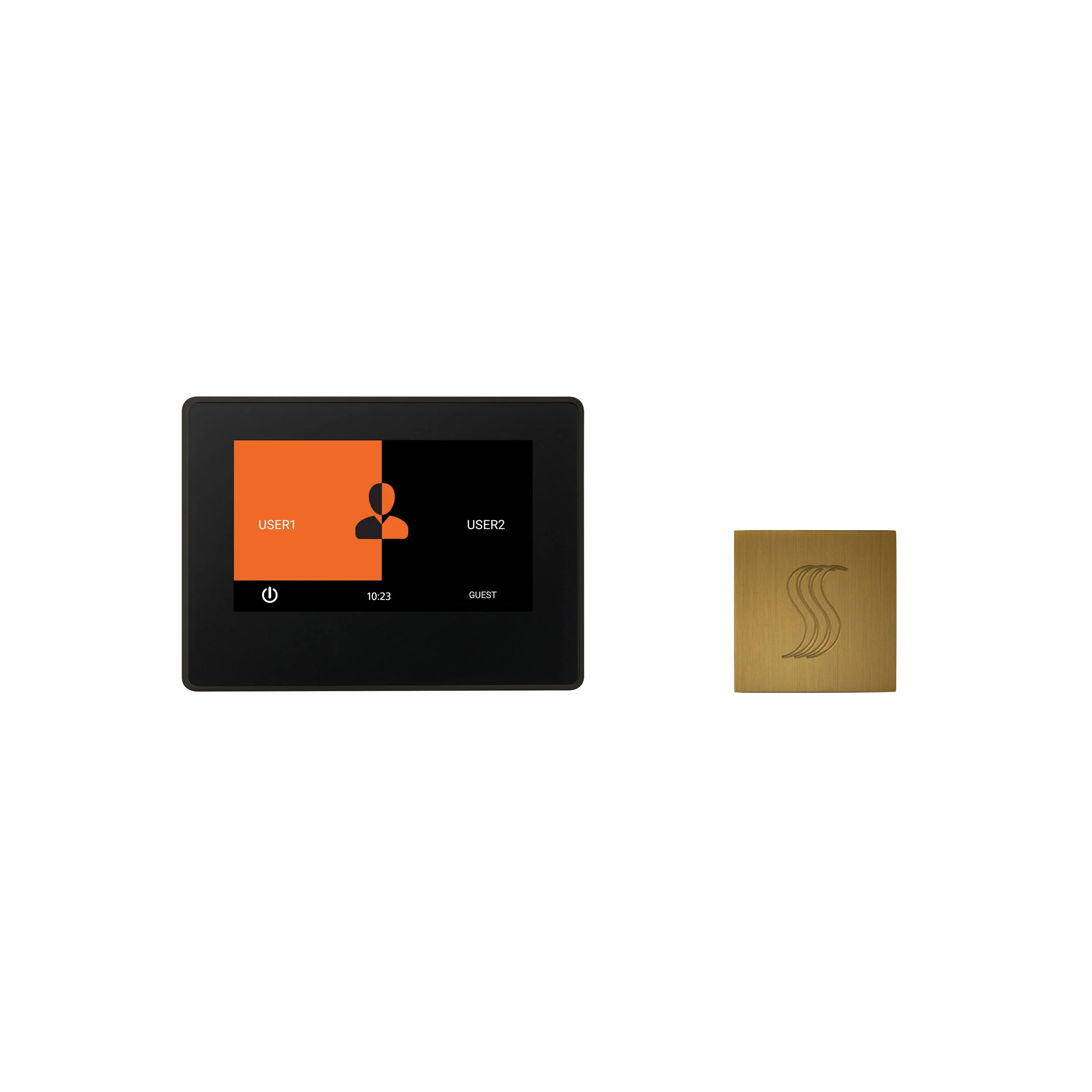 ThermaSol ThermaTouch 7" Control and Steam Head Kit Square - Image 3