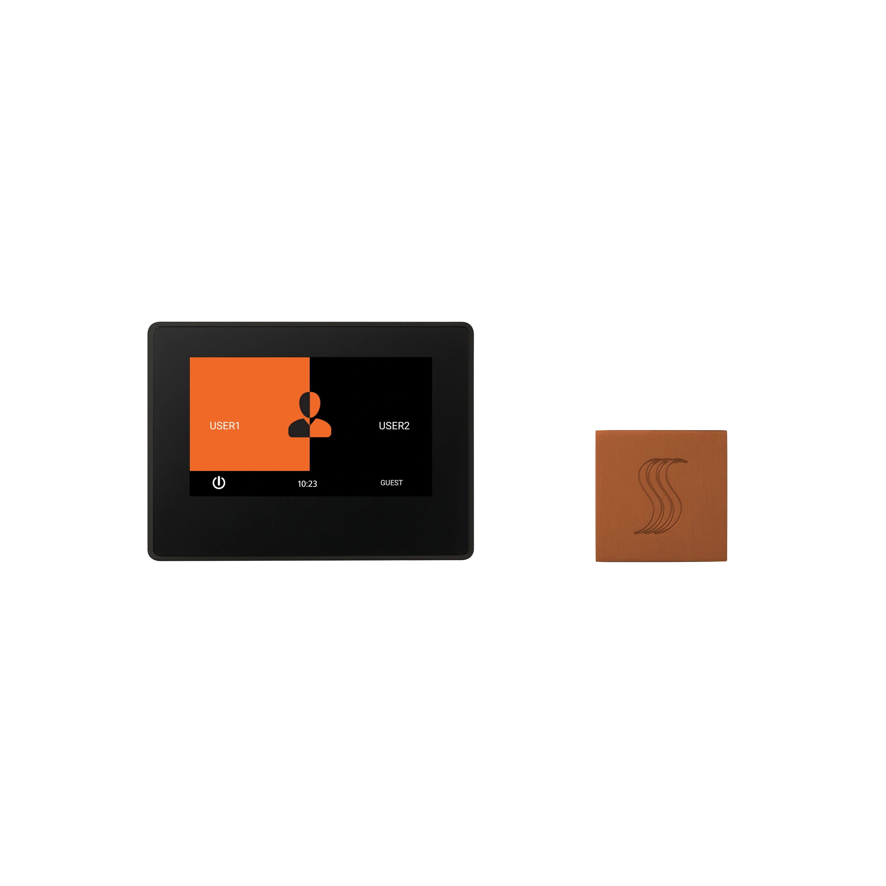 ThermaSol ThermaTouch 7" Control and Steam Head Kit Square - Image 4
